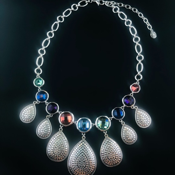 Multi colored stones Necklace, Bracelet, Earrings - Picture 3 of 9